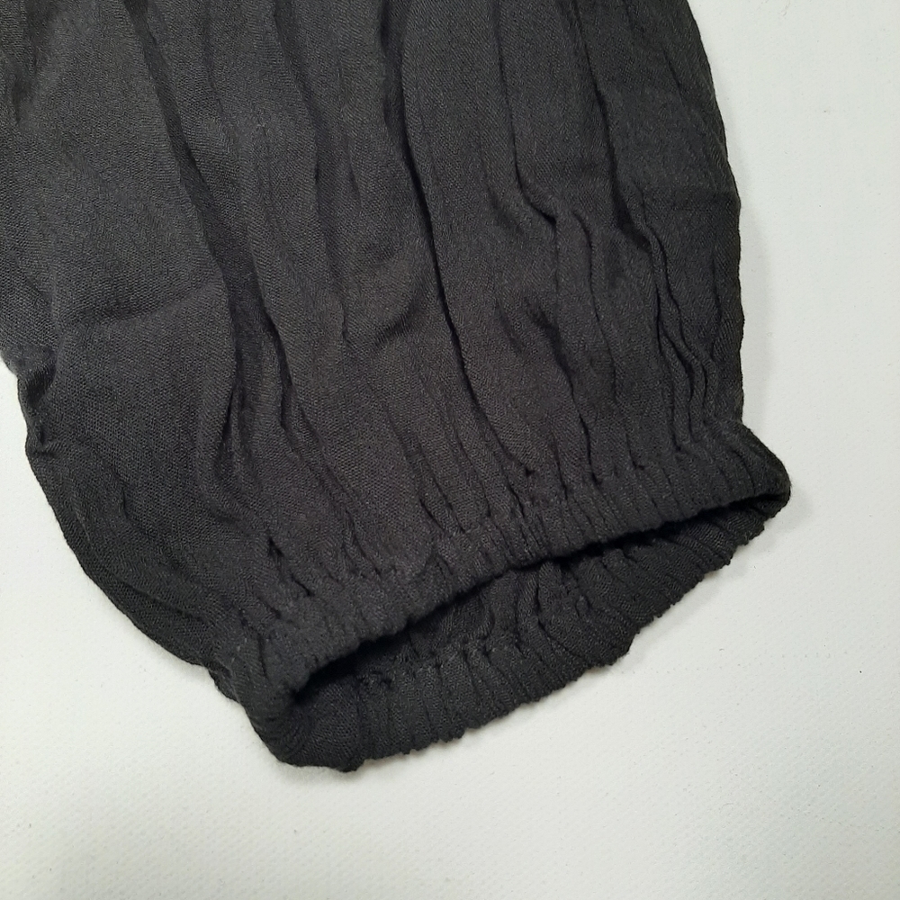 Zara Basic Collection Black Sheer Embroidered Sli… - image 7